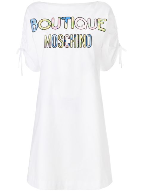BOUTIQUE MOSCHINO printed T-shirt dress,A0406083312863219