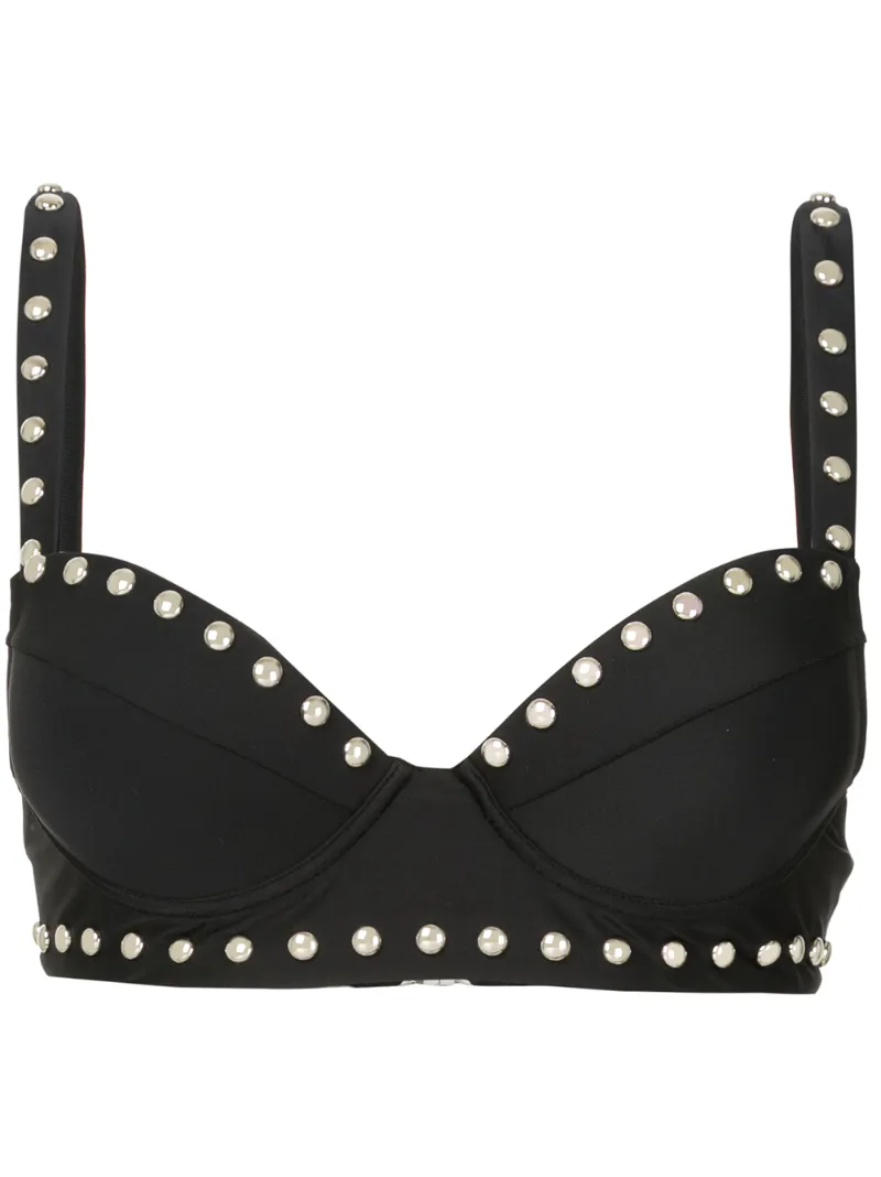 лиф бикини с заклепками Moschino