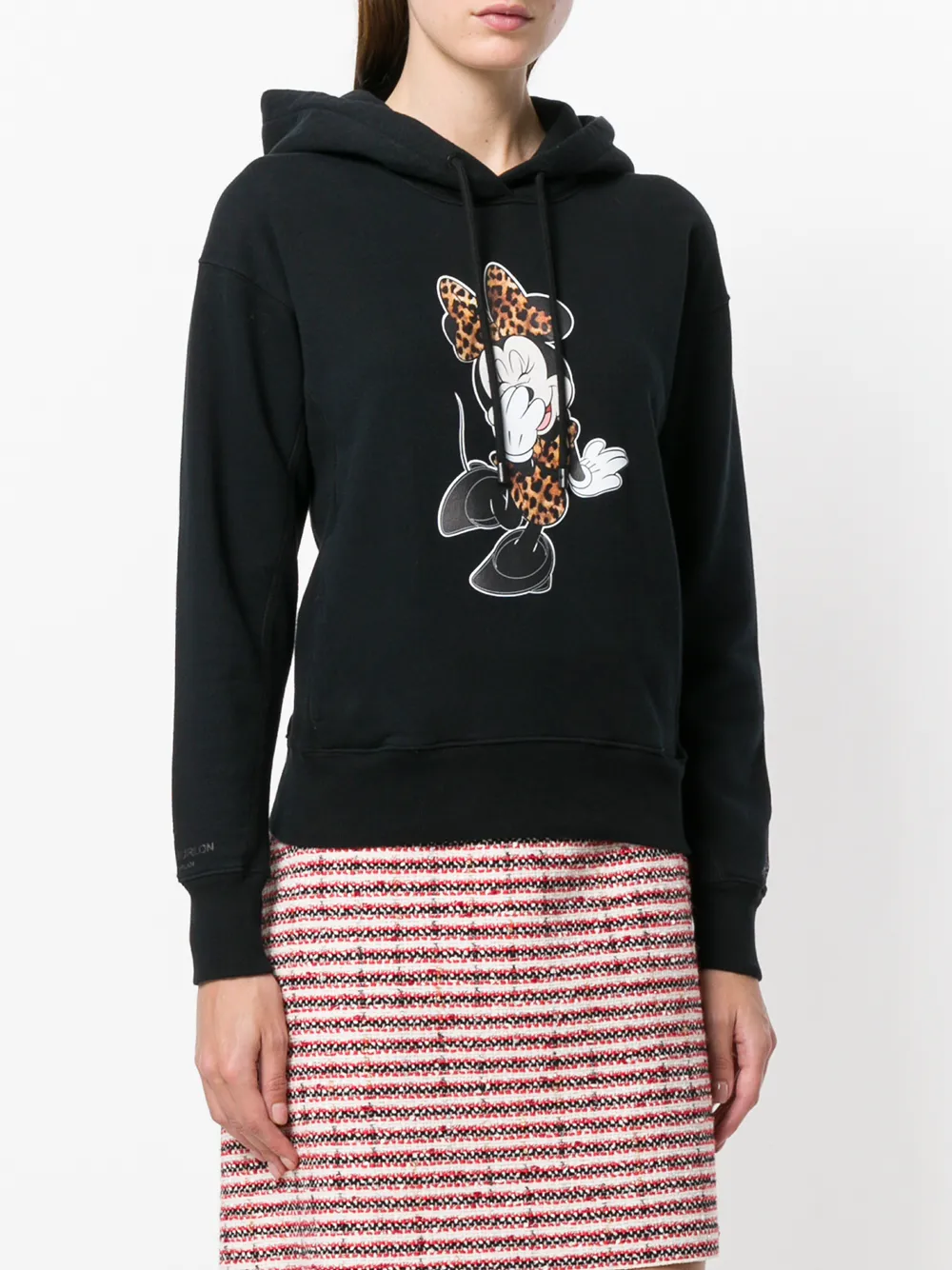  County Of Milan 'leopard Minnie' Kapuzenpullover   Schwarz 