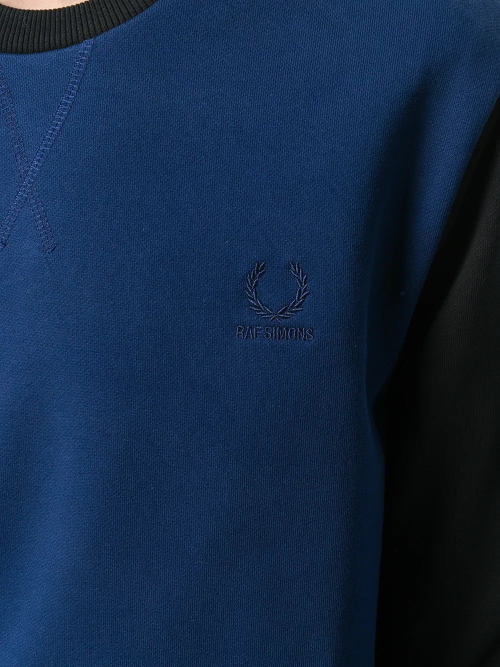 Raf Simons X Fred Perry Two Tone Sweatshirt - Farfetch