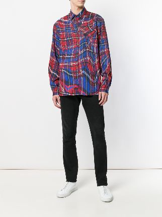 abstract checked shirt展示图