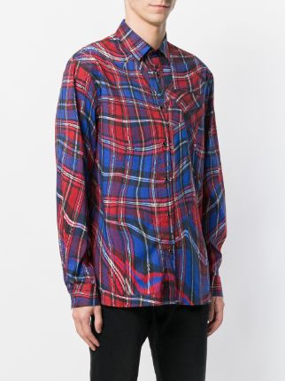 abstract checked shirt展示图