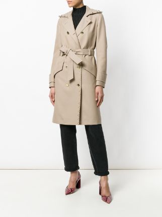 double breasted trench coat展示图