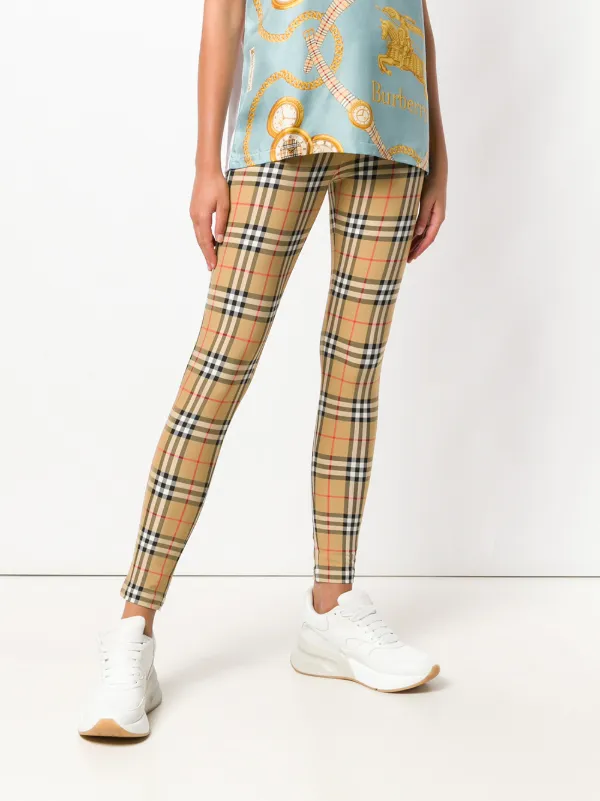 Burberry Vintage Check Leggings - Farfetch