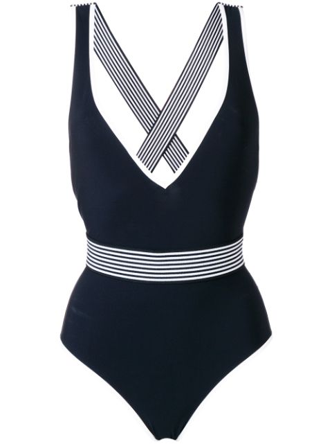 DIANE VON FURSTENBERG Deep-V one-piece swimsuit,10134SWM12865951
