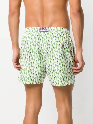 cactus print swim shorts展示图