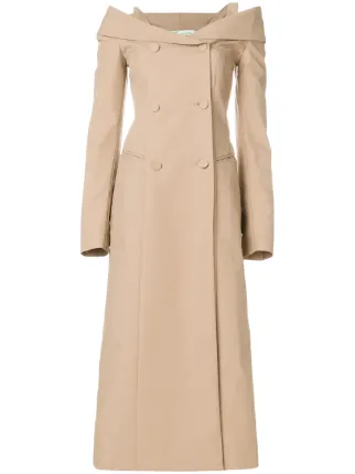 trench coat dress off the shoulder