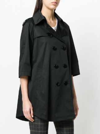 short sleeved trench coat展示图