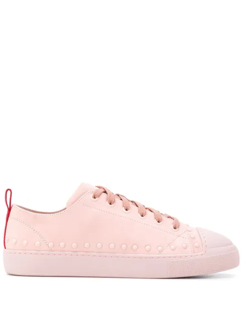 pink moncler trainers