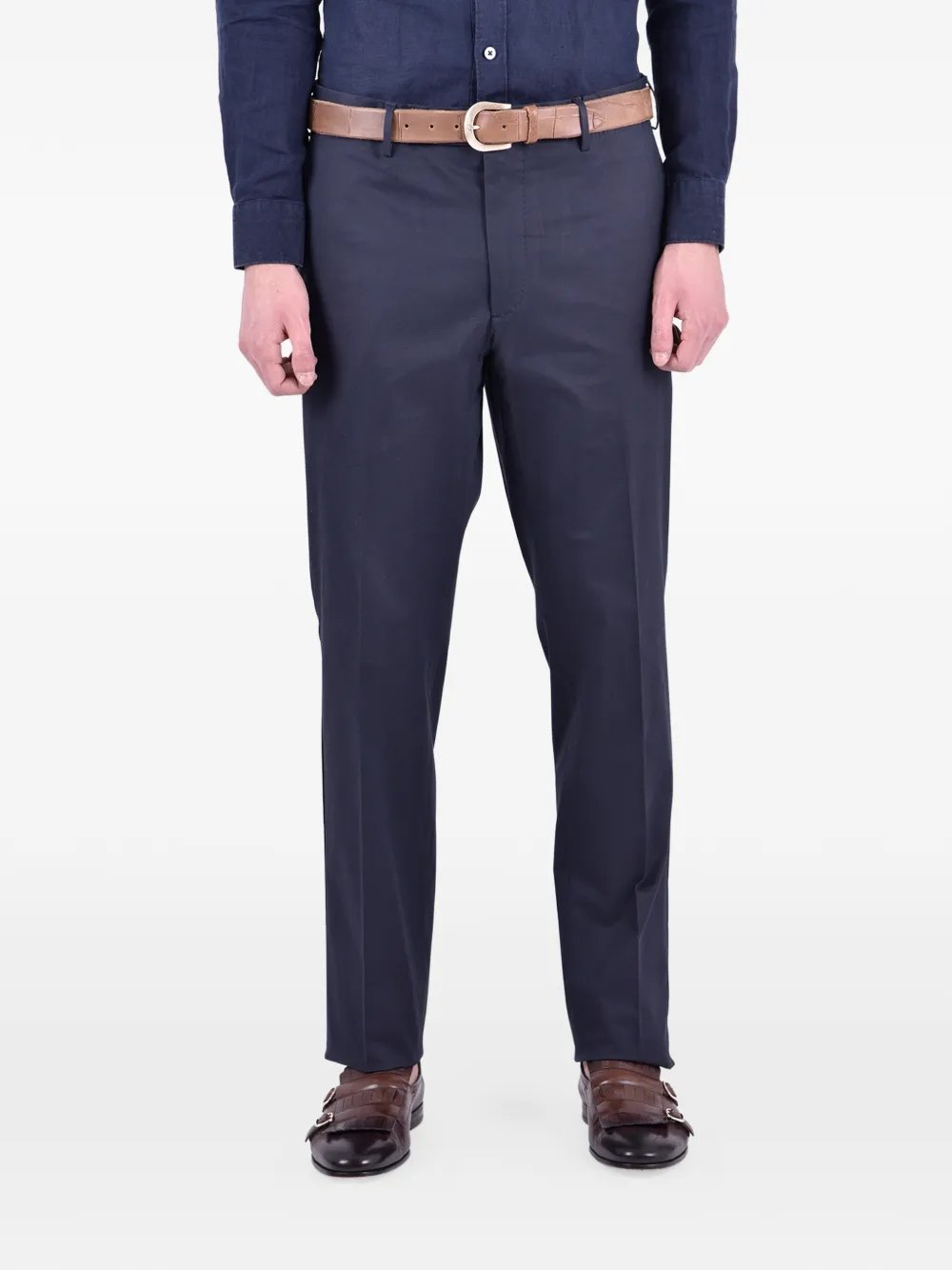 Dell'oglio tailored gabardine trousers - Blu