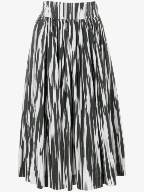 Woolrich printed full skirt 