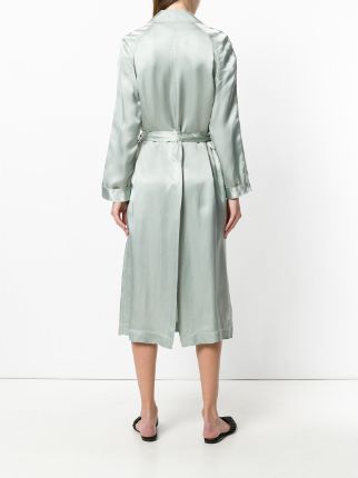 satin trench coat展示图