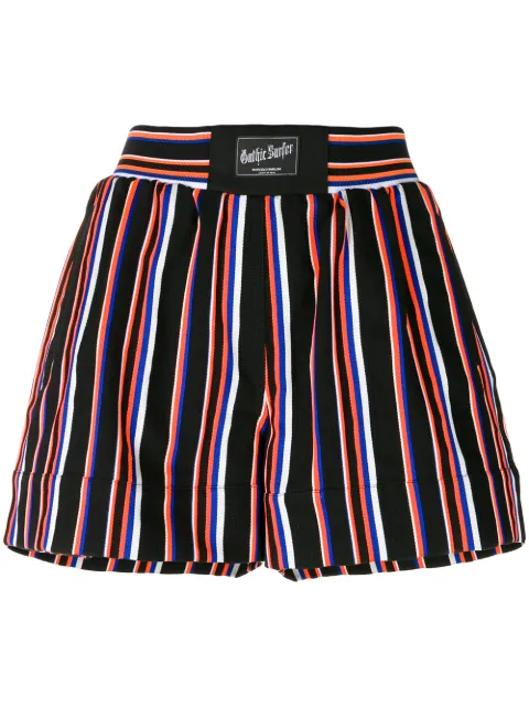 MARCELO BURLON COUNTY OF MILAN MARCELO BURLON COUNTY OF MILAN STRIPED SHORTS - MULTICOLOUR,CWCB014R18633037880012868419