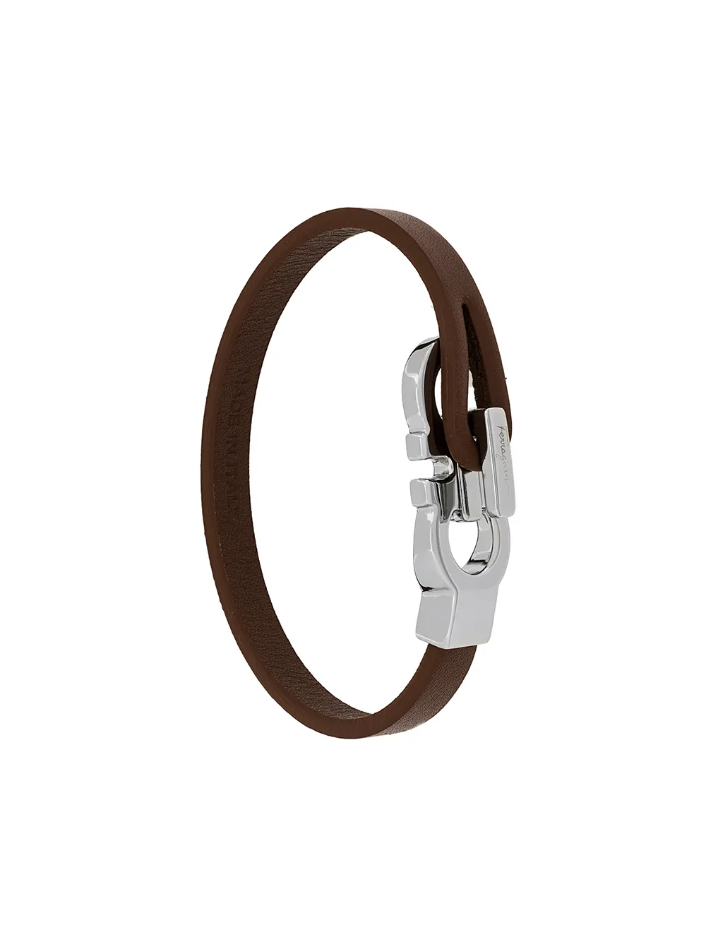 

Ferragamo double Gancio bracelet - Brown