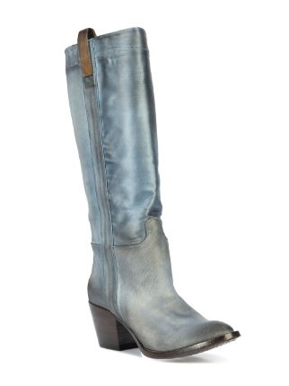 knee-high cowboy boots展示图