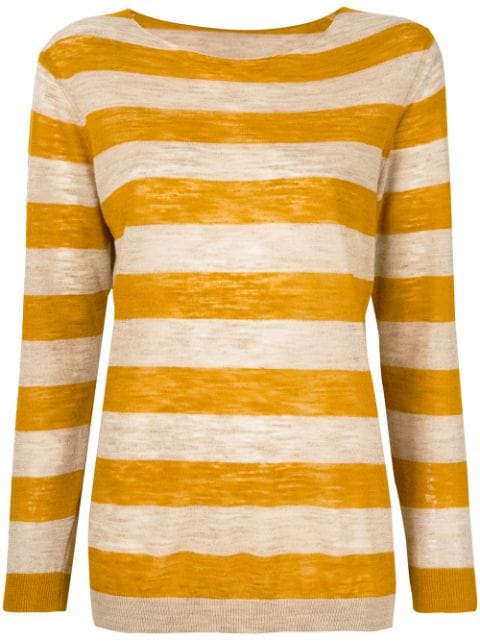 ROBERTO COLLINA striped sweater,V230014312869751