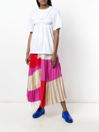 abstract pleated skirt展示图