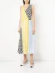 Image 2 of Anna October striped patchwork dress