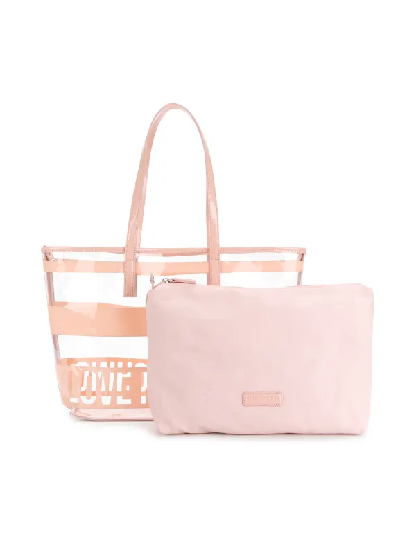 love moschino clear bag