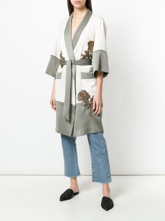 Salvia kimono coat展示图