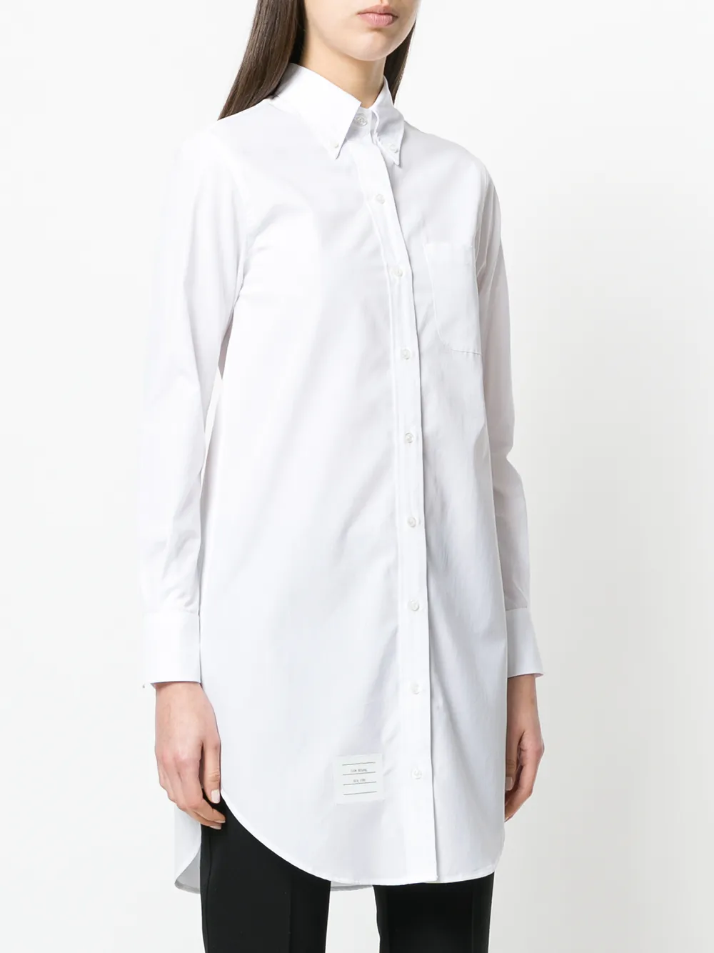 Thom Browne elongated button-down shirt | Top | Image 3