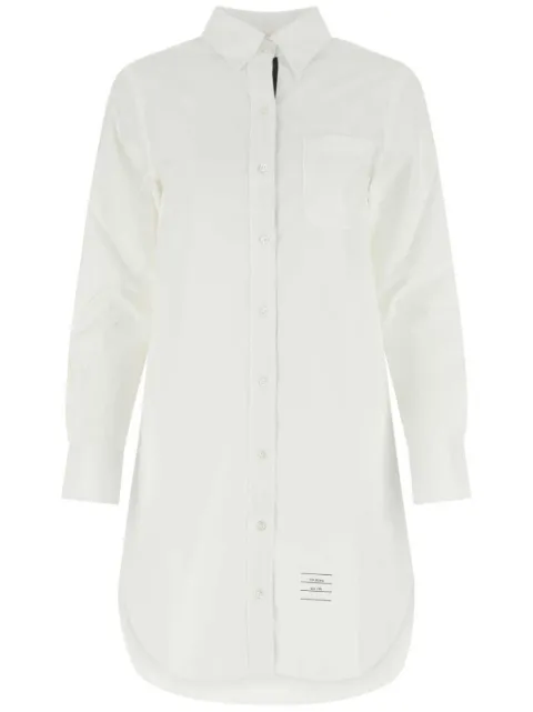 Thom Browne poplin mini shirt dress