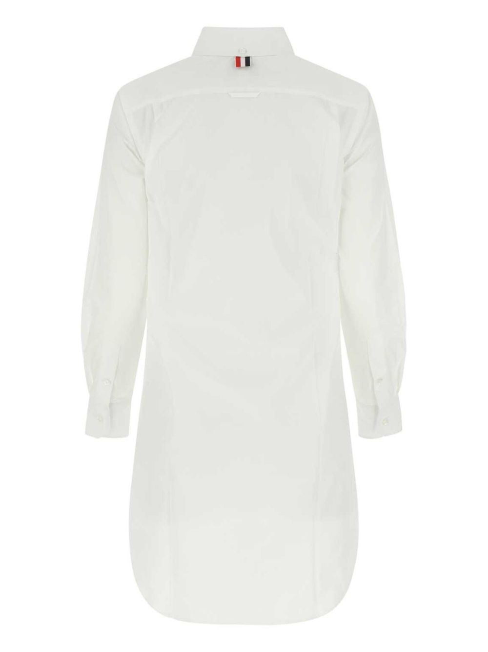 Thom Browne poplin shirt dress - White