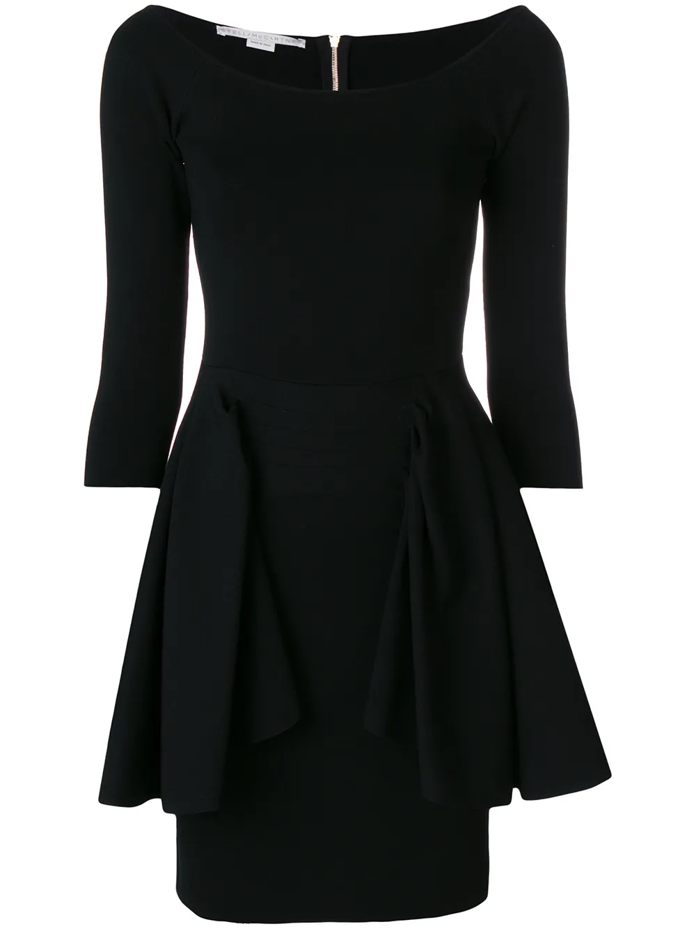 Stella McCartney ruffle detail dress - Black