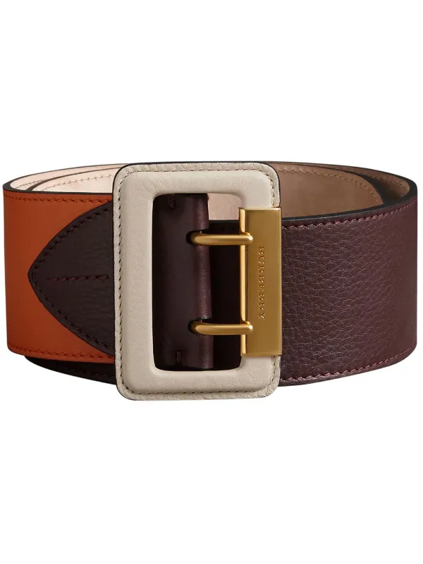 burberry grainy leather belt