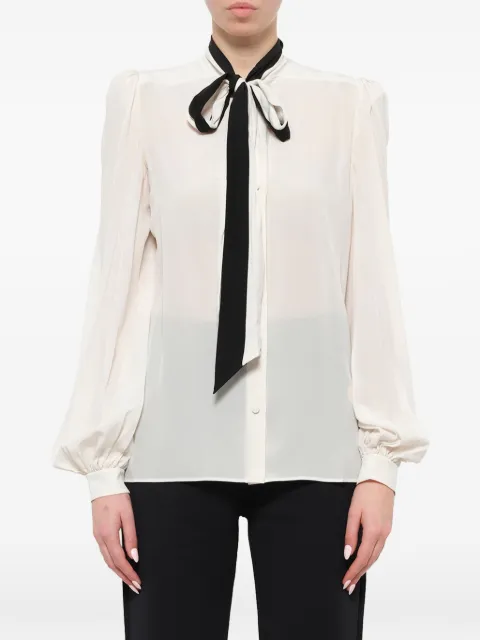 Givenchy lavalliere collar blouse
