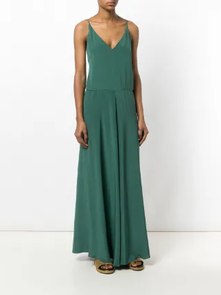 Green Silk Dress