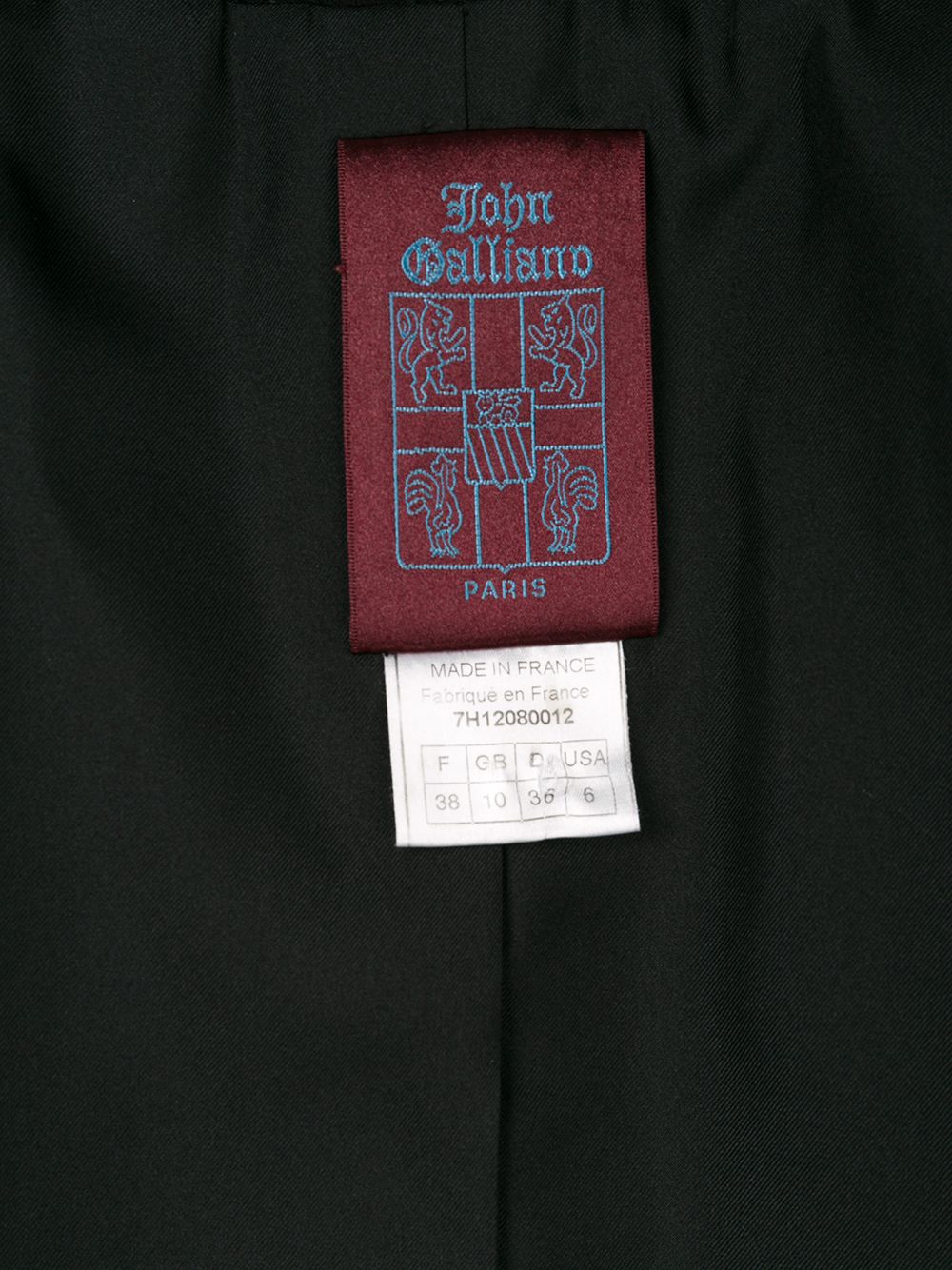 John Galliano, Coat, British