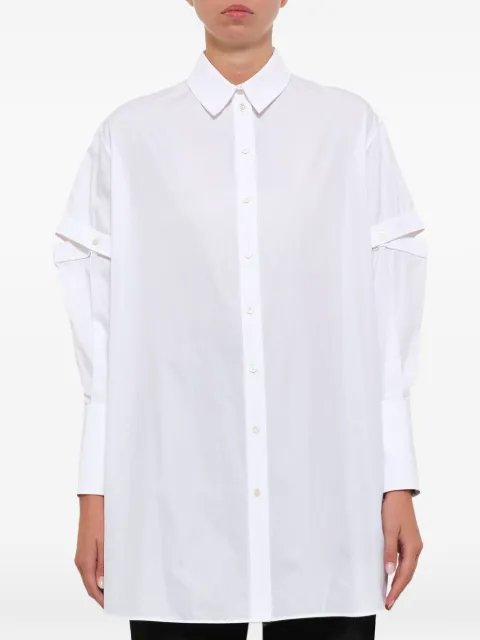 Alexander McQueen chemise oversize en poplin