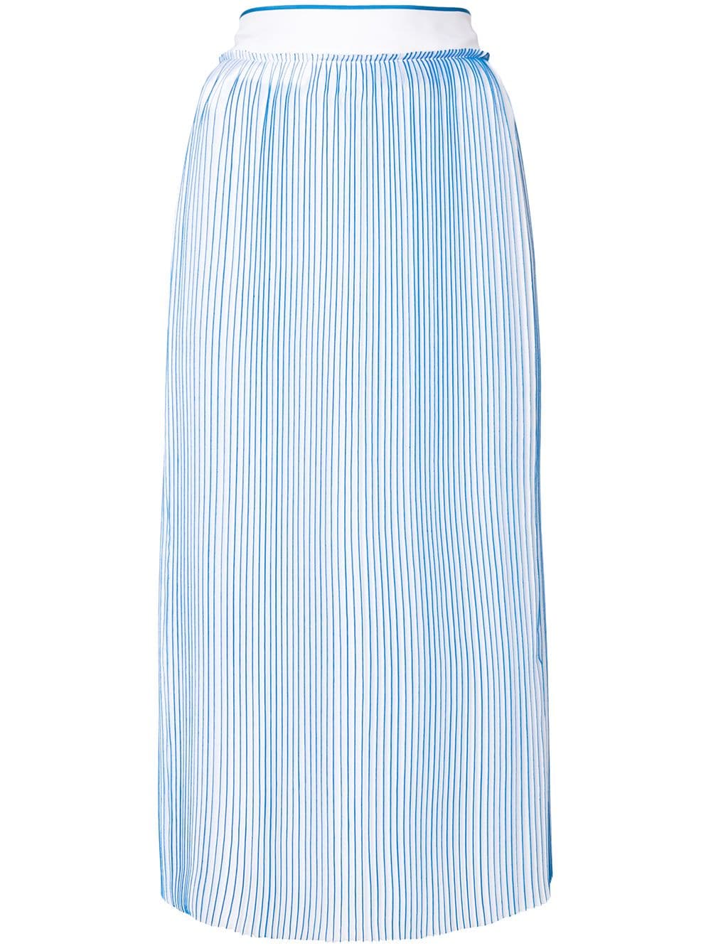 фото Victoria victoria beckham юбка длины миди с рифленой отделкой