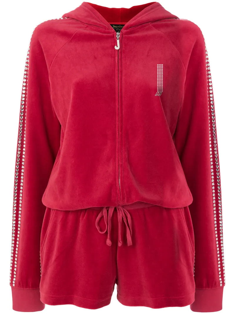 customisable velour jumpsuit