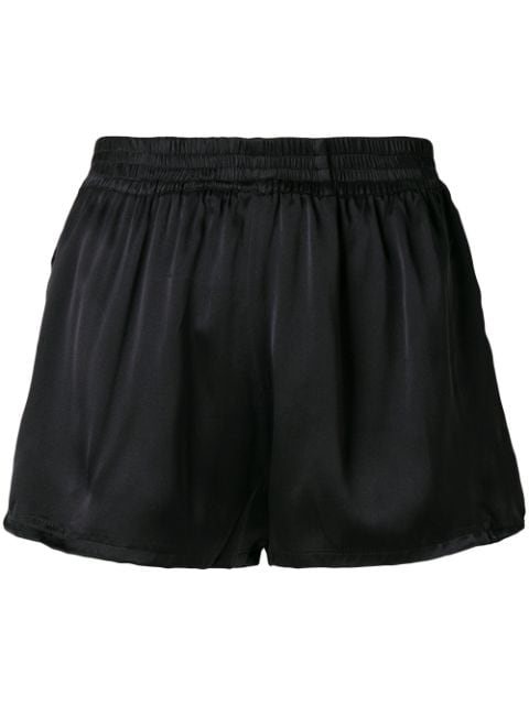 COUP DE COEUR COUP DE COEUR ZEBRA PONY PIPED SHORTS - BLACK,ZEBRAPONYSKINSILKSHORTS12874651