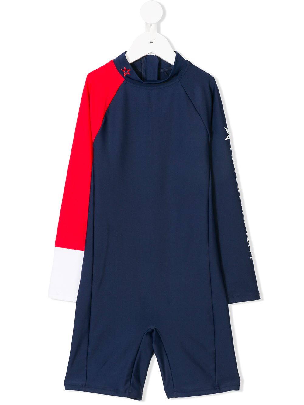 

Perfect Moment Kids logo print rash suit - Azul