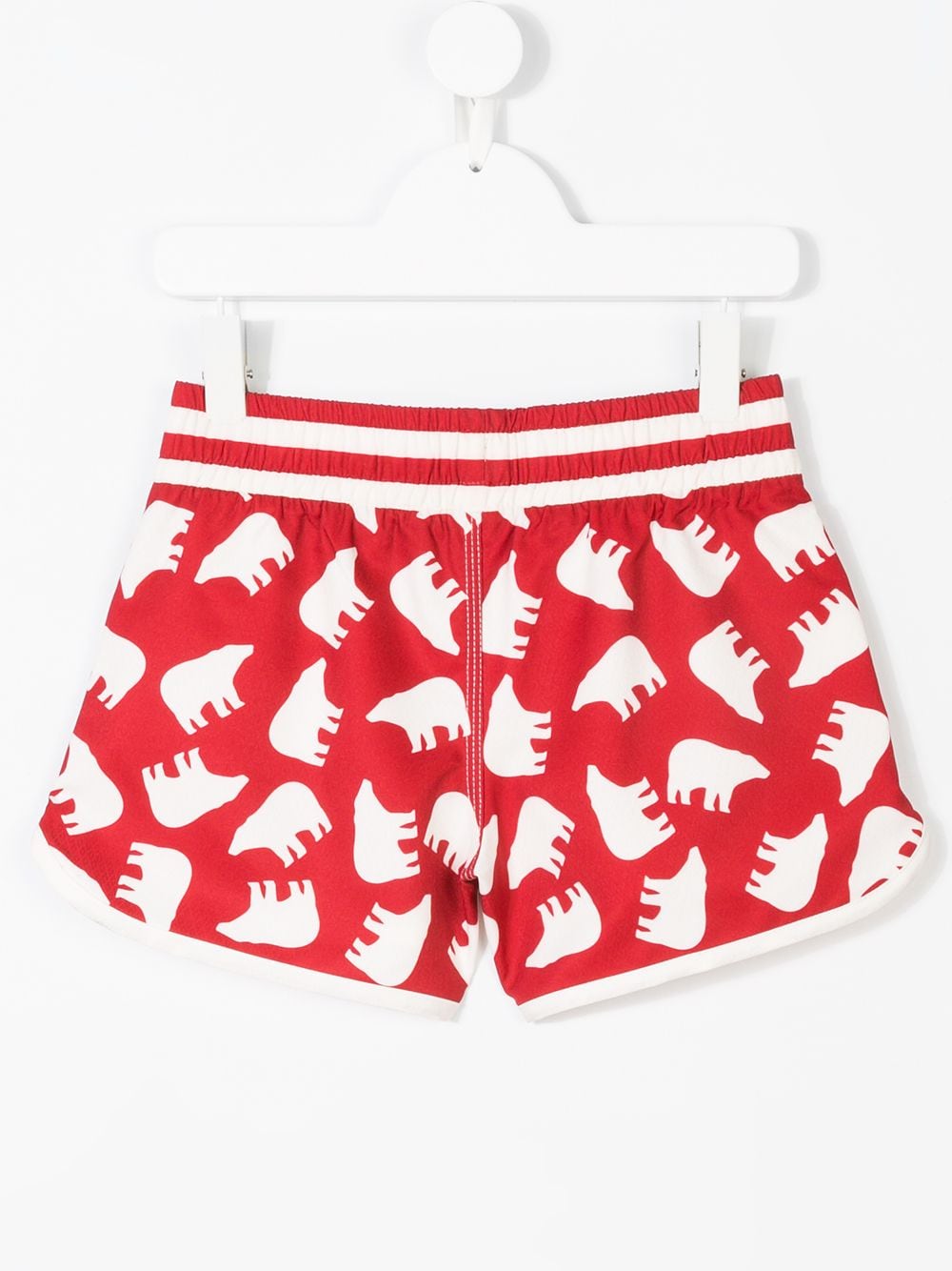 Perfect Moment Kids shorts met beerprint - Rood