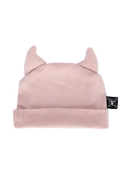 gorro de canalé con motivo de cuernos