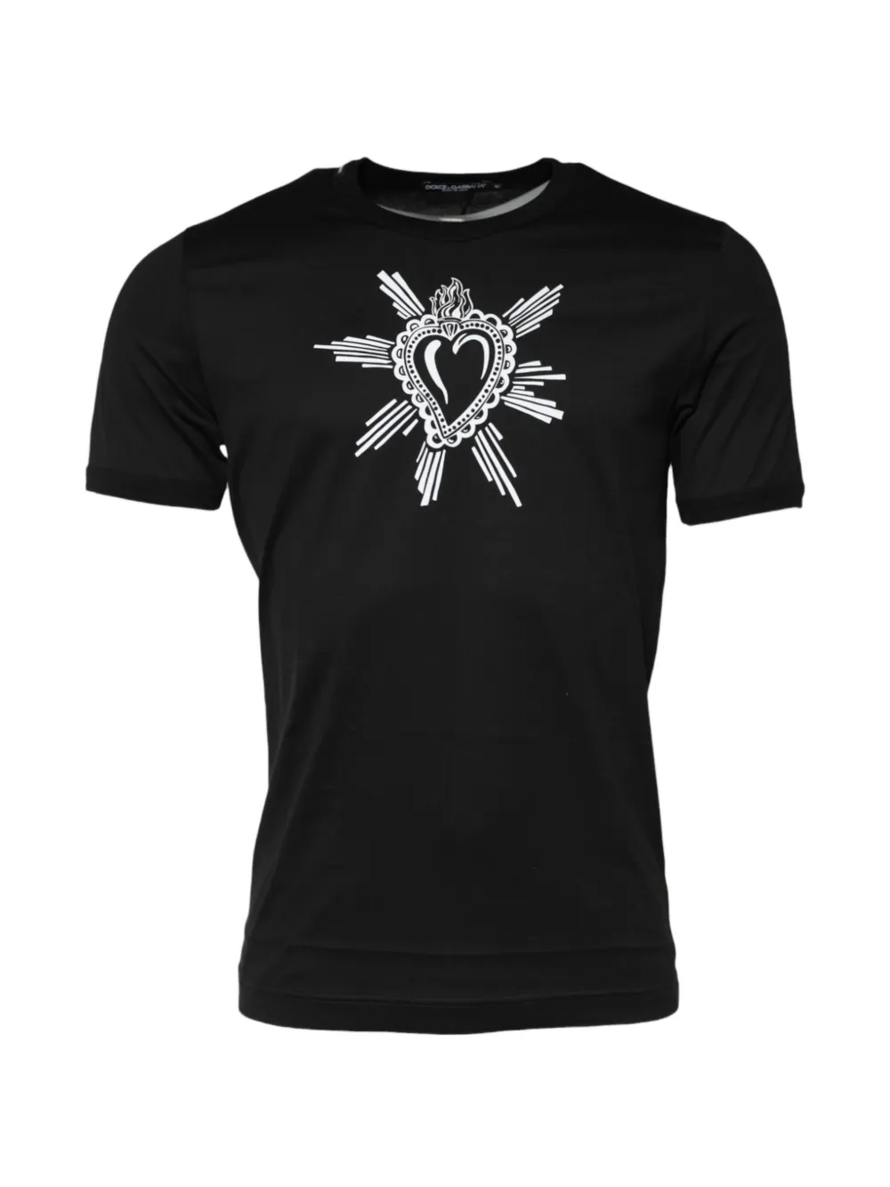 Dolce & Gabbana heart motif T-shirt - Schwarz