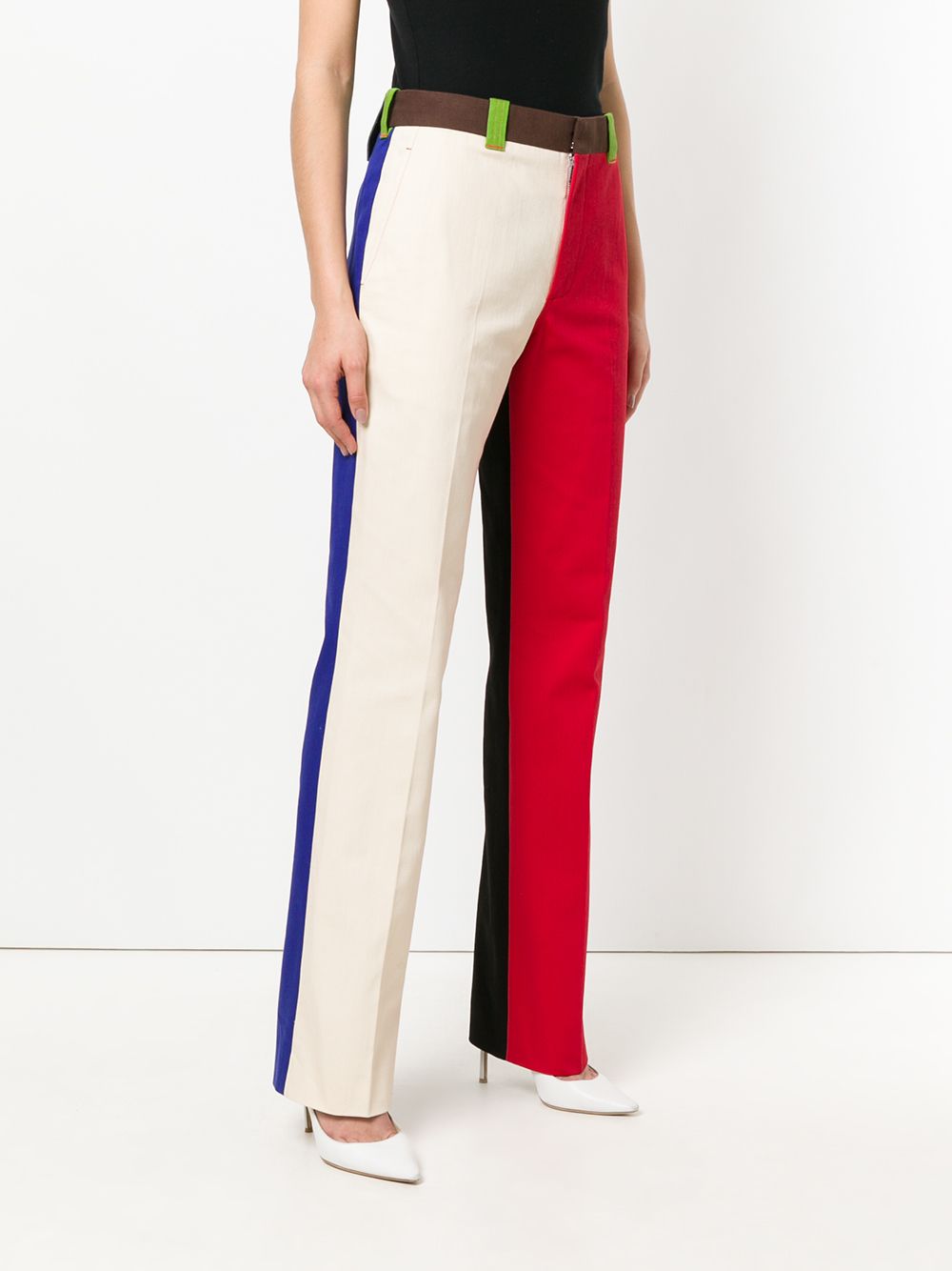 фото Calvin Klein 205W39nyc брюки прямого кроя дизайна колор-блок