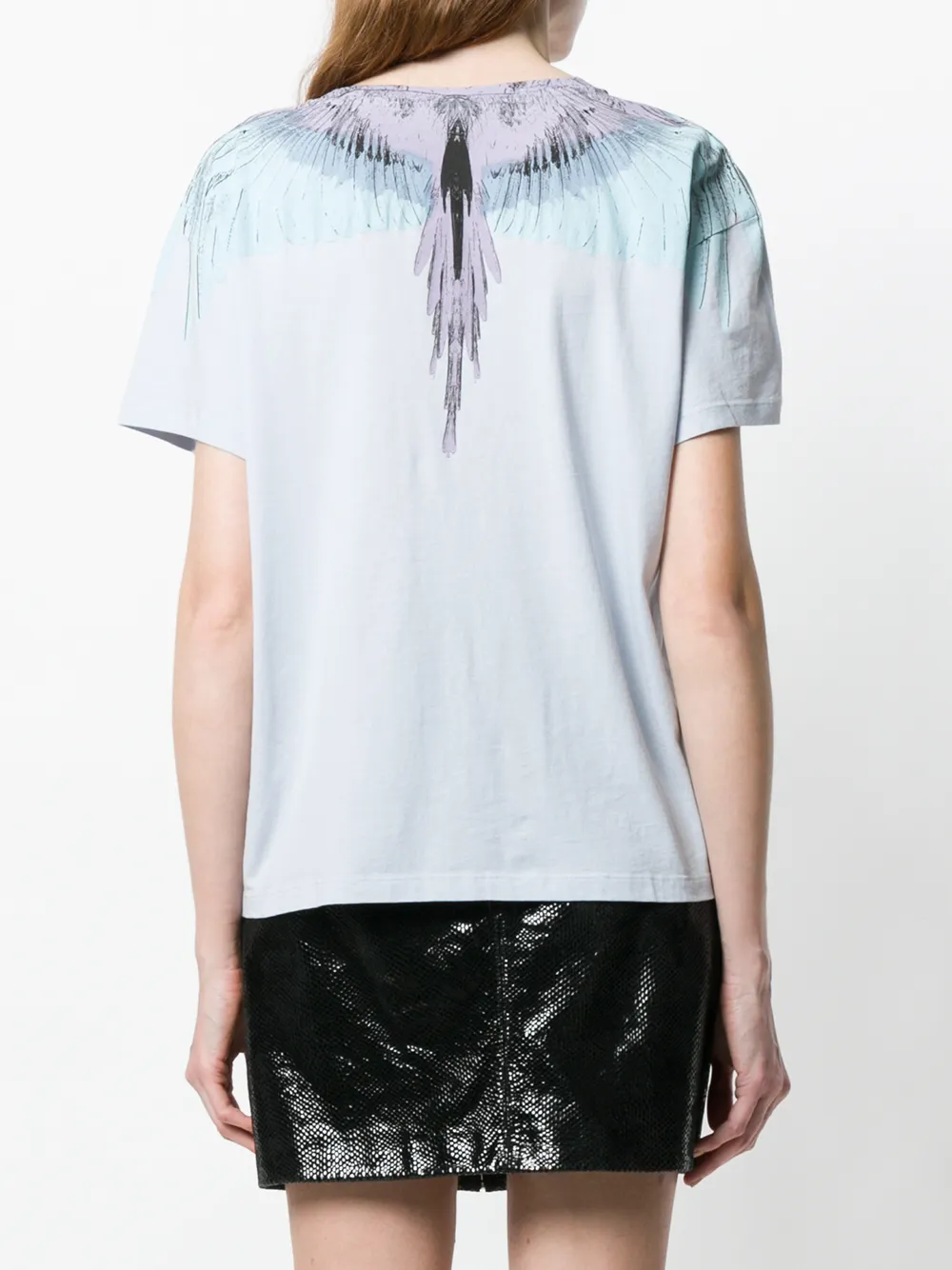 COUNTY OF MILAN wing print T-shirt Blauw