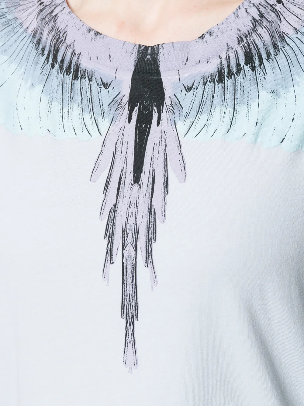 COUNTY OF MILAN wing print T-shirt Blauw