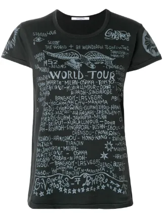 Givenchy World Tour Printed T shirt Farfetch