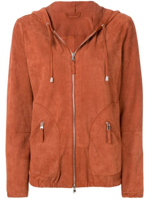 ELEVENTY zipped hooded jacket,980PL0108PEL2500612876626