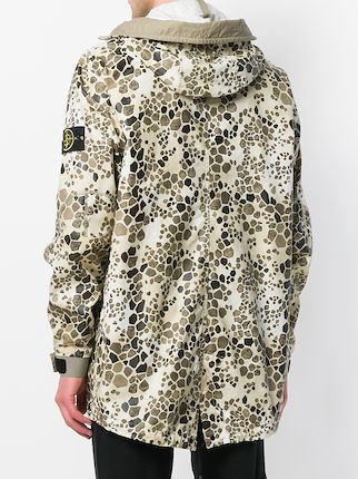 alligator camouflage hooded coat展示图