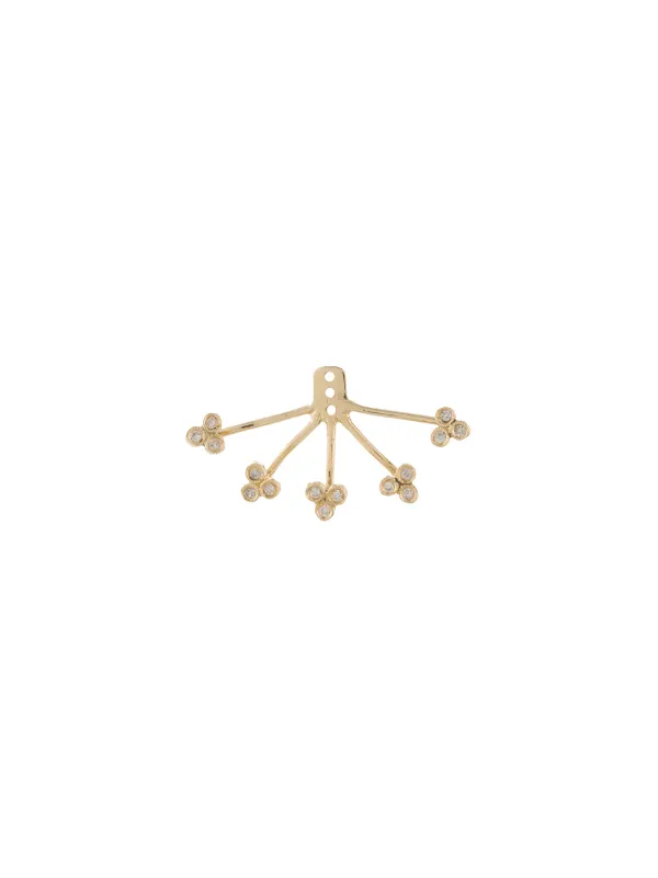 Metallic Jacquie Aiche 14kt Gold Diamond 5 X 3 Cer Ear Jacket Jacquie Aiche 14kt Gold Diamond