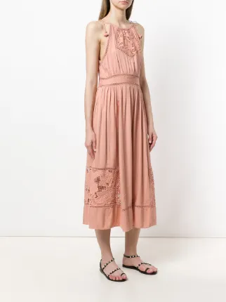 Ulla Johnson Embroidered Flared Dress Farfetch Ulla Johnson Embroidered Flared Dress