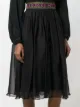 Romeo Gigli Pre-Owned تنورة مطرزة ميدي