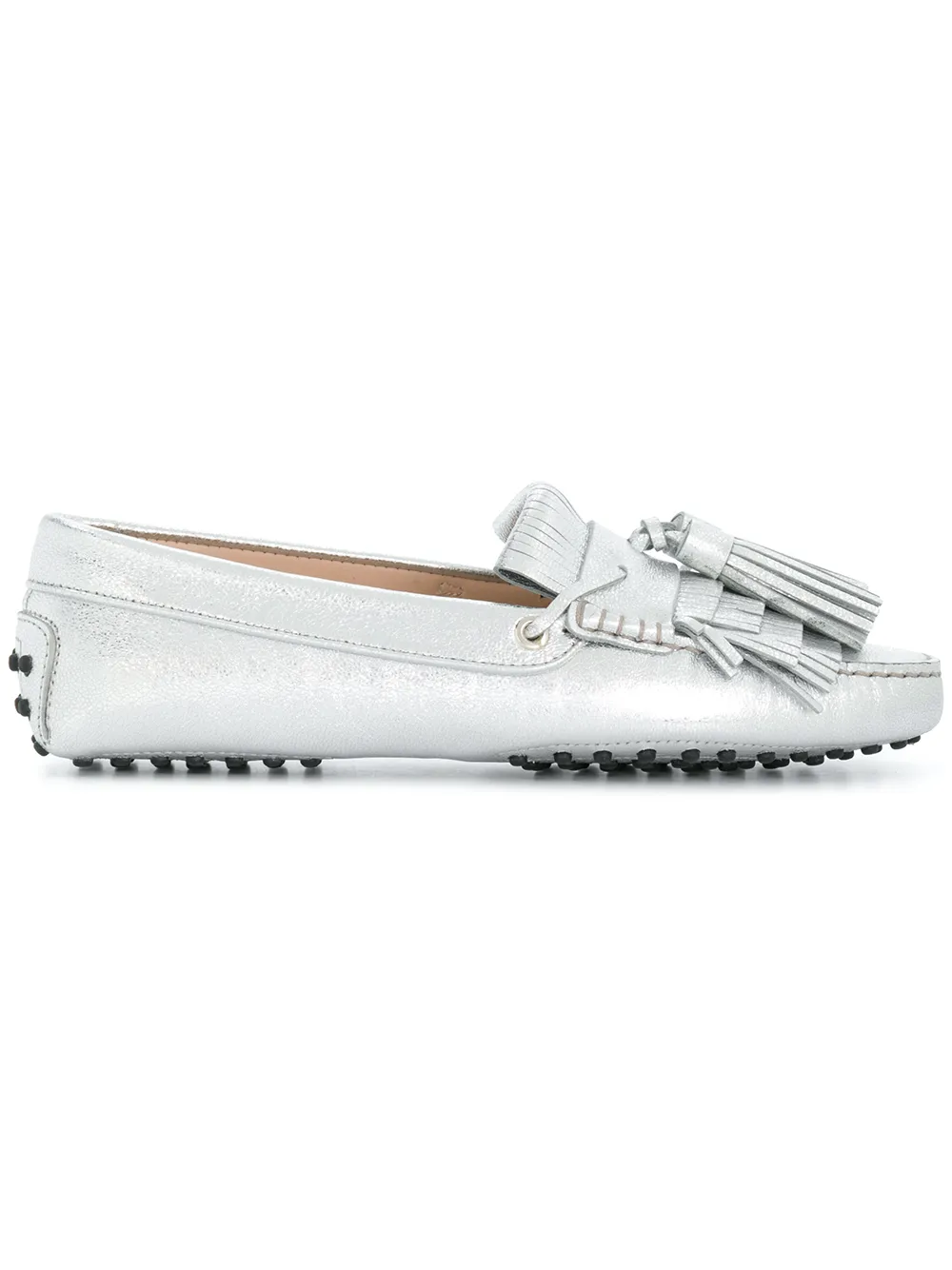 Tod's Mocassini 'Gommino' - Effetto metallizzato